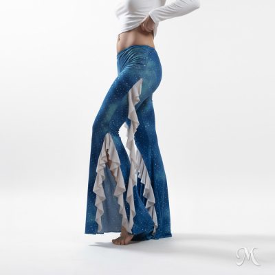 Pantalón Lux | Licra Batik con lentejuelas | Vuelos