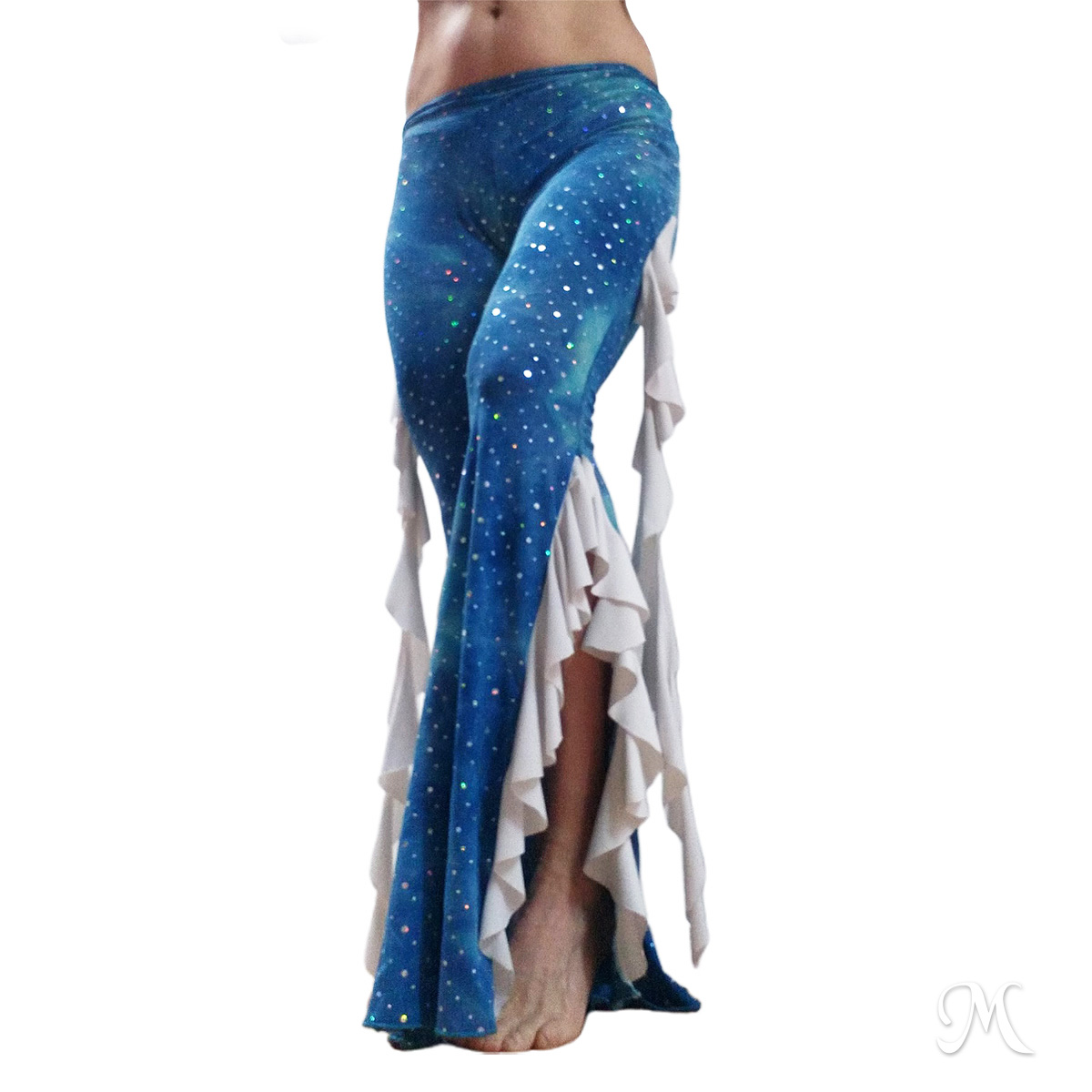 Pantalón Lux | Licra Batik con lentejuelas | Vuelos - Imagen 3