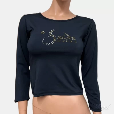 Polera top manga larga escuela Saida argentina original.