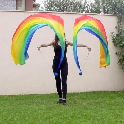 Veil Por de seda, danza árabe, elementos de danza